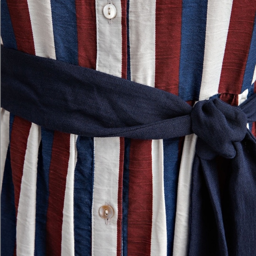 Multicolored Striped Midi Dress - Picture 8 of 8